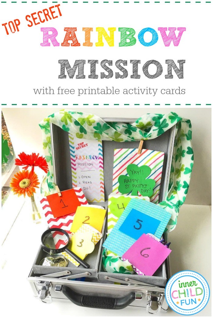 Top Secret Rainbow Mission Activity Cards