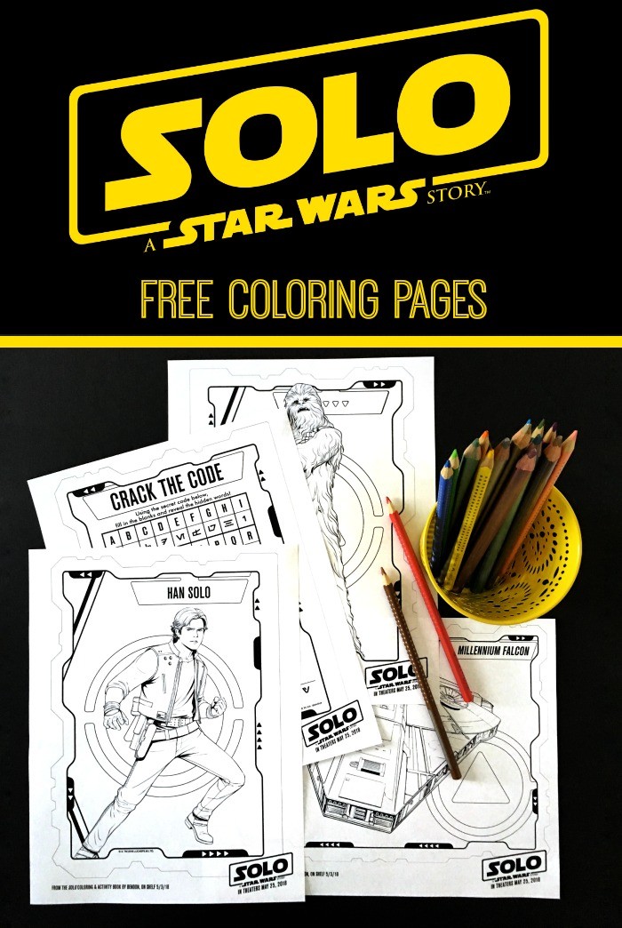 han solo coloring page