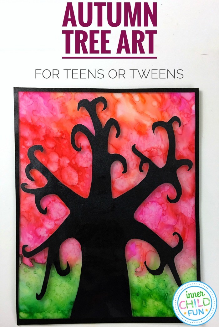 Fall Art Project for Teens or Tweens - Inner Child Fun