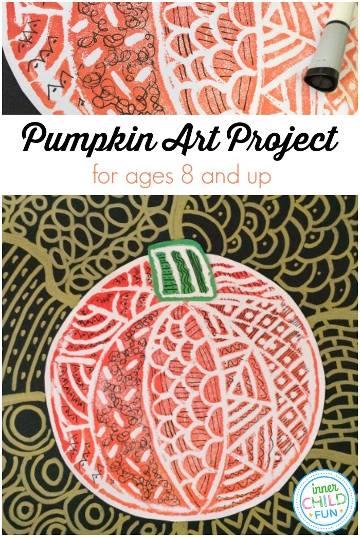 Pumpkin Art Project for Ages 8 and Up