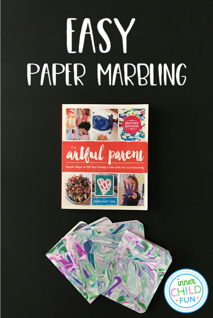 Easy Paper Marbling with The Artful Parent