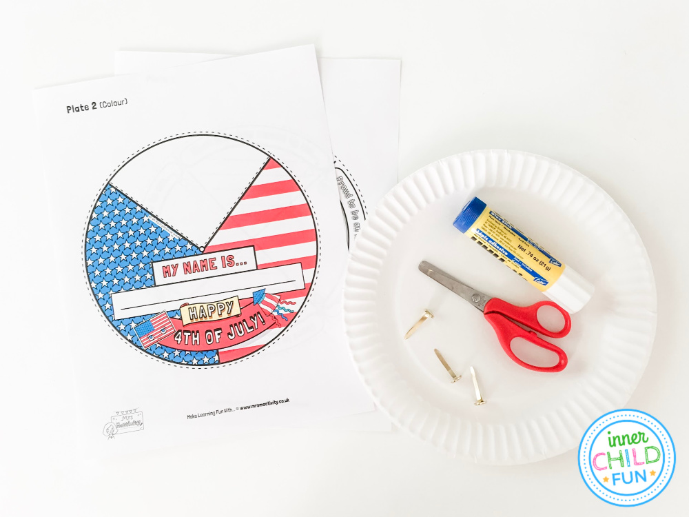 4th of July Paper Plate Craft