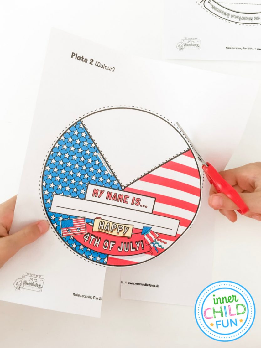 4th of July Paper Plate Craft