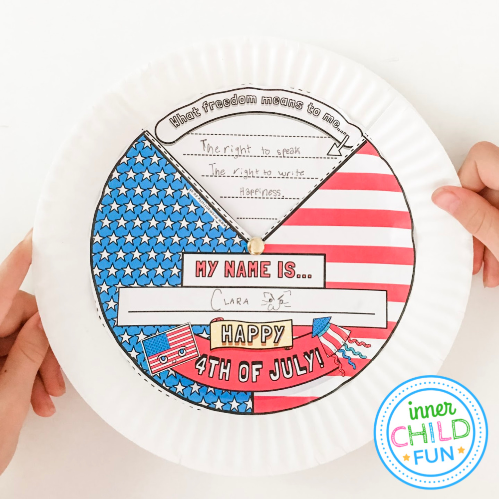4th of July Paper Plate Craft