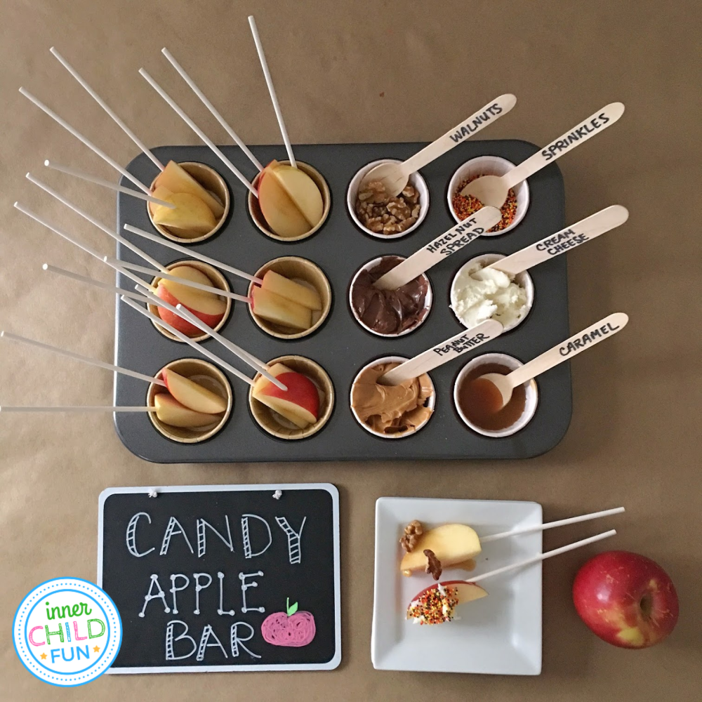 Candy Apple Bar - an easy DIY party treat