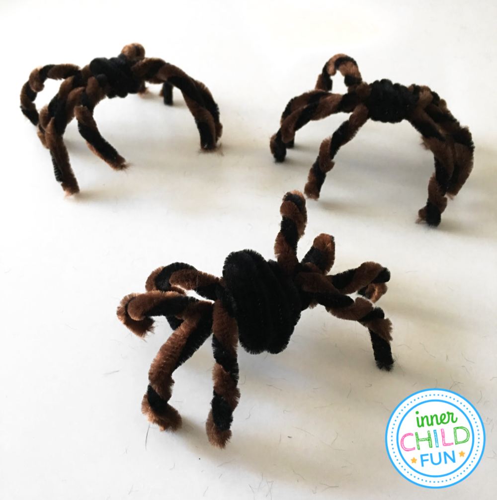 Best Spider Crafts for Kids - spooky spider craft