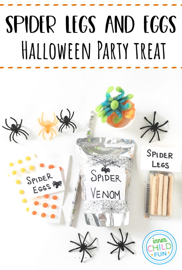 Spider Legs and Eggs - Halloween Party Treat