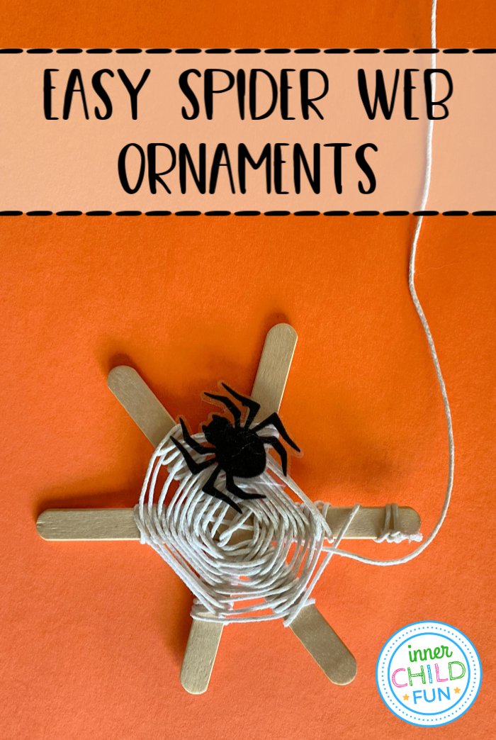 Easy Spider Web Ornaments