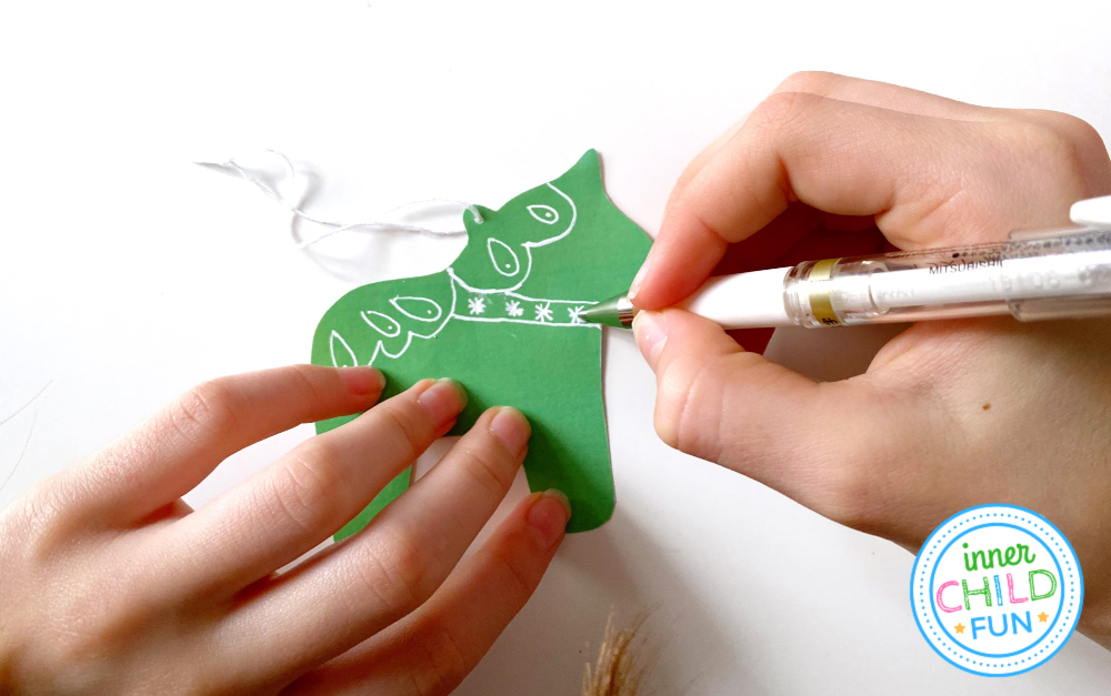 Dala Horse Ornaments with Printable Template
