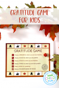 Gratitude Game for Kids (Printable)