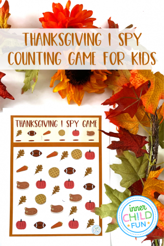 I Spy Thanksgiving Counting Game for Kids