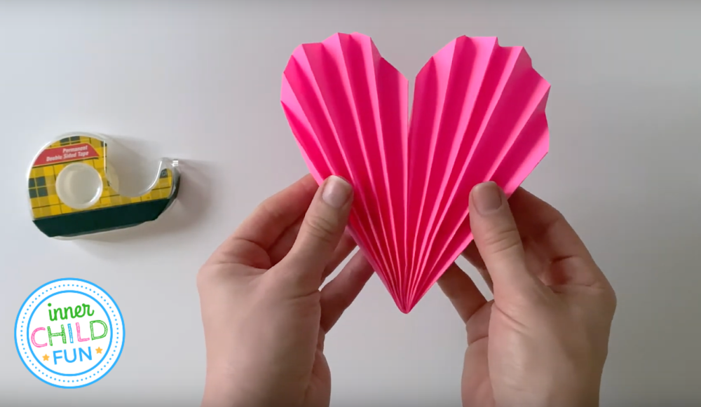 How to Make a Heart Out of Paper - Inner Child Fun