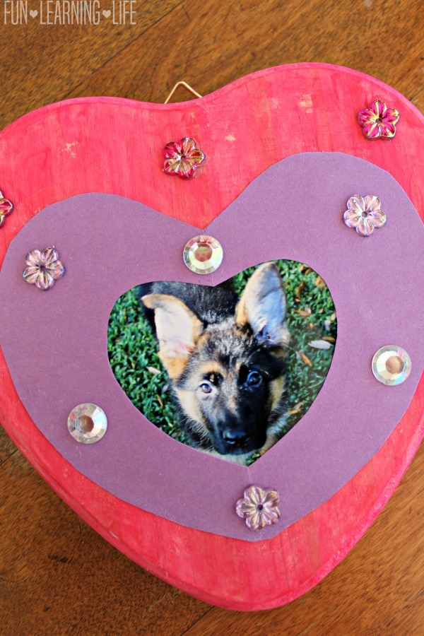 Dog Crafts for Kids - Puppy Frame Craft