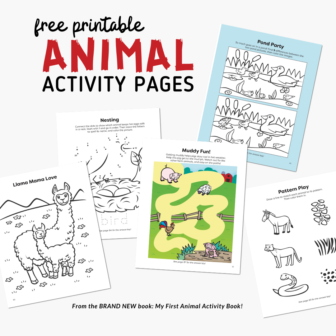 Free Printable Animal Activity Pages