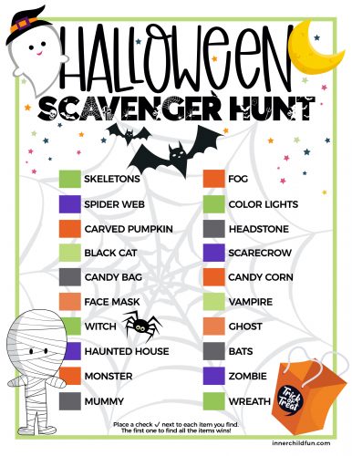 Halloween Scavenger Hunt 5 1