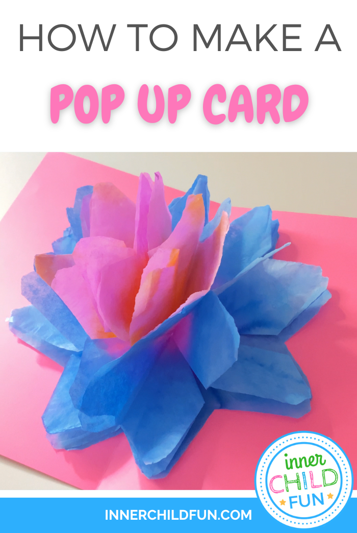 Easy DIY Flower Popup Card for Kids