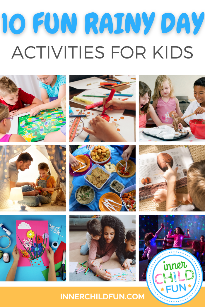 rainy day activities to keep kids entertained
