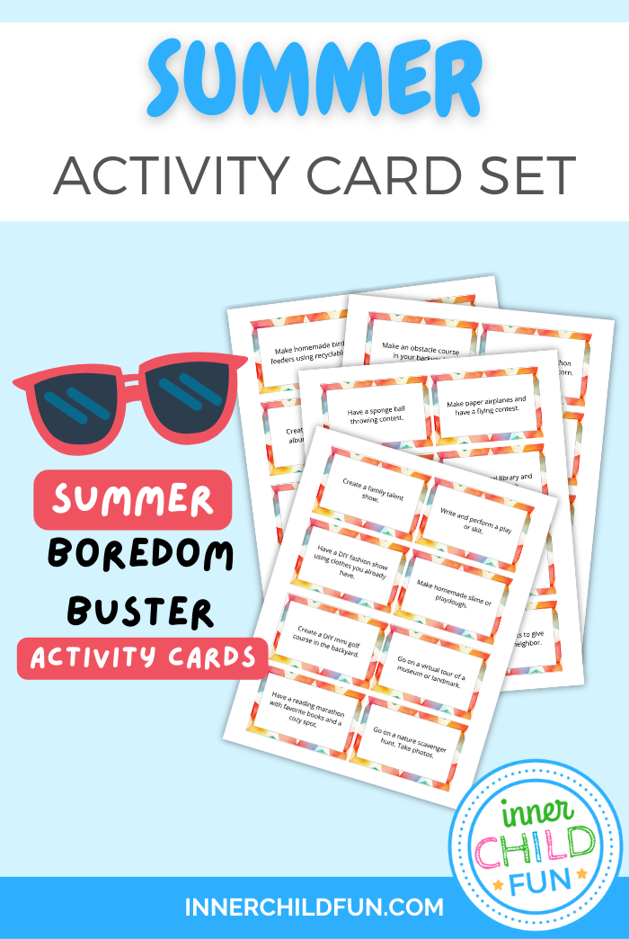 Printable Summer Activity Cards - Inner Child Fun