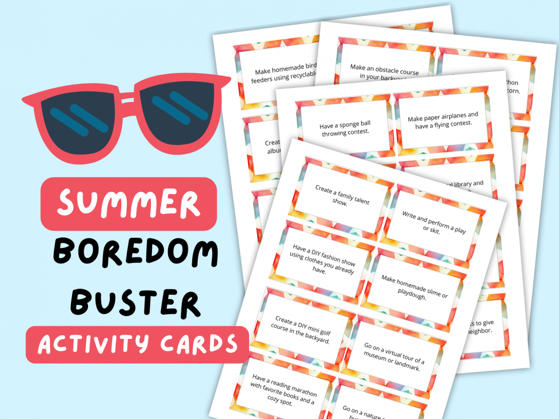 Printable Summer Activity Cards - Inner Child Fun