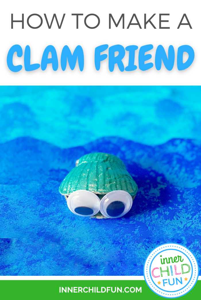 Egg Carton "Clam Friend" Craft