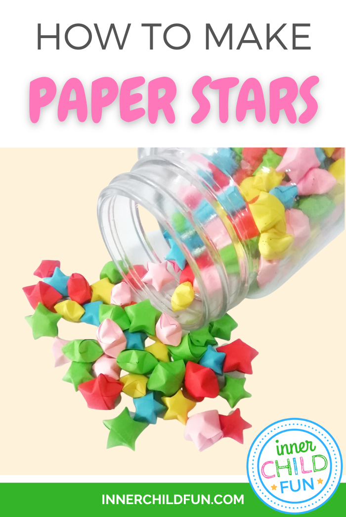 Folding Paper Stars, Kids' Crafts